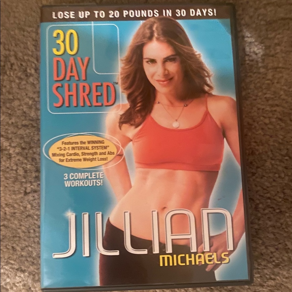 Jillian Michaels 30 day shred fitness workout DVD